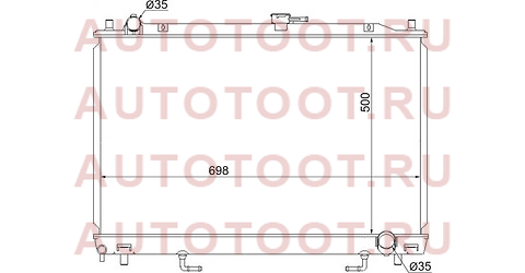 Радиатор MITSUBISHI PAJERO 6G72/74 3.5 99- mc0006-v70 sat – купить в Омске. Цены, характеристики, фото в интернет-магазине autotoot.ru