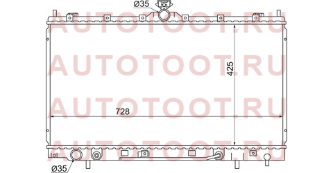 Радиатор MITSUBISHI GRANDIS 4G69 03- mc0008-03 sat – купить в Омске. Цены, характеристики, фото в интернет-магазине autotoot.ru