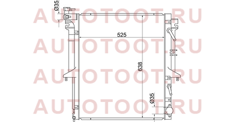 Радиатор MITSUBISHI L200 06-/MONTERO/PAJERO SPORT 3.0/3.5/3.2D 08- (26mm) mc000l200-1 sat – купить в Омске. Цены, характеристики, фото в интернет-магазине autotoot.ru