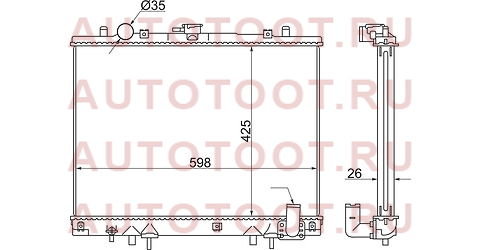 Радиатор MITSUBISHI L200 2.5 D 4WD 96-07 mc0065 sat – купить в Омске. Цены, характеристики, фото в интернет-магазине autotoot.ru