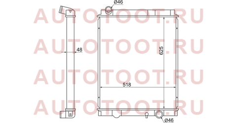 Радиатор MITSUBISHI CANTER FE7\FE8 4M50\4M51 03- mc0084-3 sat – купить в Омске. Цены, характеристики, фото в интернет-магазине autotoot.ru