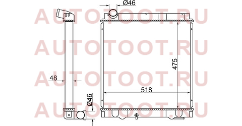 Радиатор MITSUBISHI FUSO/CANTER 02-06 mc00846 sat – купить в Омске. Цены, характеристики, фото в интернет-магазине autotoot.ru