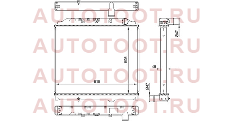 Радиатор MITSUBISHI FUSO FK71 6M60/4M50T 04- mc00847 sat – купить в Омске. Цены, характеристики, фото в интернет-магазине autotoot.ru