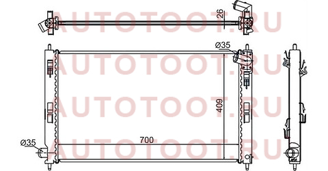 Радиатор MITSUBISHI LANCER X/OUTLANDER XL/CITROEN C-CROSSER 2.4/3.0 06- MT mc0088-07-2r sat – купить в Омске. Цены, характеристики, фото в интернет-магазине autotoot.ru