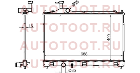 Радиатор MITSUBISHI OUTLANDER XL 13- mc0089 sat – купить в Омске. Цены, характеристики, фото в интернет-магазине autotoot.ru