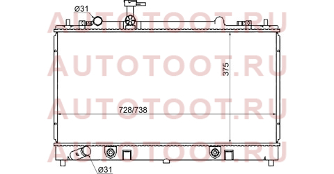 Радиатор MAZDA 6/ATENZA 2.3 02-05 mz0005 sat – купить в Омске. Цены, характеристики, фото в интернет-магазине autotoot.ru