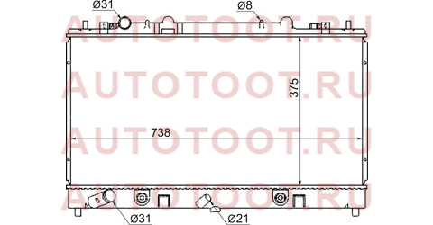 Радиатор MAZDA 6/ATENZA 3.0 03-08 доп. патрубок mz0005-1 sat – купить в Омске. Цены, характеристики, фото в интернет-магазине autotoot.ru