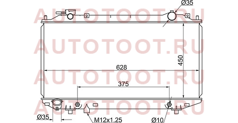 Радиатор MAZDA B2500/BT50/PROCEED MARVIE 96-99/FORD RANGER 2.5D/2.5TD/2.9D 98- 2.5TD/3.0TD 06- mz0010at sat – купить в Омске. Цены, характеристики, фото в интернет-магазине autotoot.ru