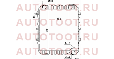 Радиатор MAZDA TITAN HA, XA, SL 84- mz00841 sat – купить в Омске. Цены, характеристики, фото в интернет-магазине autotoot.ru