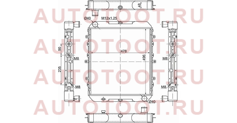 Радиатор MAZDA TITAN 89- VS (TF) mz0089 sat – купить в Омске. Цены, характеристики, фото в интернет-магазине autotoot.ru