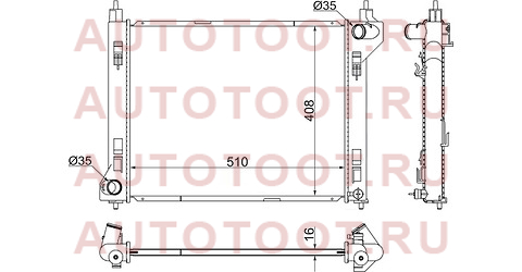 Радиатор NISSAN SENTRA 12-/BLUEBIRD SYLPHY 12- ns0001b17 sat – купить в Омске. Цены, характеристики, фото в интернет-магазине autotoot.ru