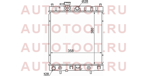 Радиатор NISSAN MARCH/MICRA CVT 92-02 ns0001-k11 sat – купить в Омске. Цены, характеристики, фото в интернет-магазине autotoot.ru