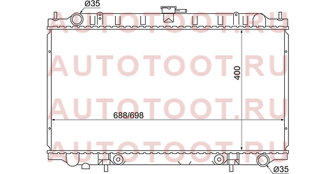 Радиатор NISSAN CEFIRO/MAXIMA/INFINITY I30 2,0-3,0 94-98 ns0004-32-2r sat – купить в Омске. Цены, характеристики, фото в интернет-магазине autotoot.ru