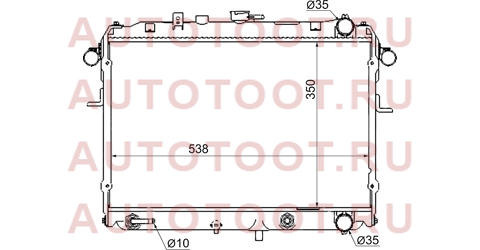 Радиатор NISSAN VANETTE/MAZDA BONGO/MITSUBISHI DELICA бензин 99- ns0005 sat – купить в Омске. Цены, характеристики, фото в интернет-магазине autotoot.ru