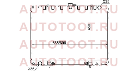 Радиатор NISSAN RNESSA/PRESAGE/BASSARA/SERENA SR20, YD25/LIBERTY/PREIRIE M12 98-02 ns0005-12-2r sat – купить в Омске. Цены, характеристики, фото в интернет-магазине autotoot.ru