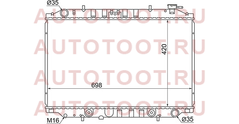 Радиатор NISSAN SERENA/VANETTE CARGO/VANETTE LARGO CD20/KA24DE DIESEL ns0005-d sat – купить в Омске. Цены, характеристики, фото в интернет-магазине autotoot.ru