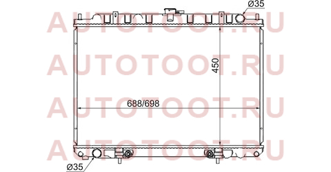 Радиатор NISSAN RNESSA(SR20)/PRESAGE KA24/X-TRAIL YD22 00-07/LIBERTY/PREIRIE M12 98-02 ns0005-u30 sat – купить в Омске. Цены, характеристики, фото в интернет-магазине autotoot.ru