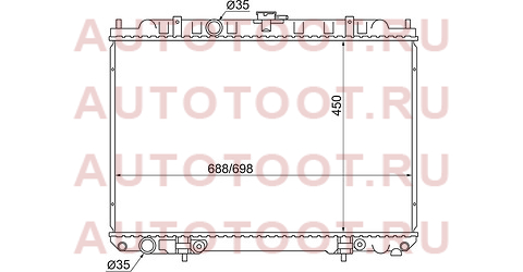 Радиатор NISSAN X-TRAIL/LIBERTY QR20/25 00-07 ns0007 sat – купить в Омске. Цены, характеристики, фото в интернет-магазине autotoot.ru