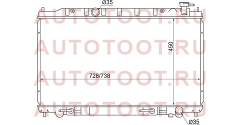 Радиатор NISSAN MURANO/PRESAGE VQ35 04- ns00077-v6-3r sat – купить в Омске. Цены, характеристики, фото в интернет-магазине autotoot.ru