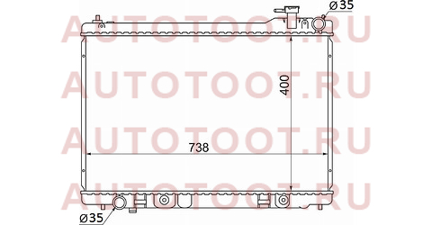 Радиатор NISSAN SKYLINE V35 04-/STAGEA M35 04-/INFINITI G35 01- ns0009-g35 sat – купить в Омске. Цены, характеристики, фото в интернет-магазине autotoot.ru