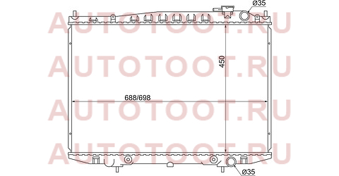 Радиатор NISSAN DATSUN PICK-UP 97- GASOLINE ns000d22 sat – купить в Омске. Цены, характеристики, фото в интернет-магазине autotoot.ru