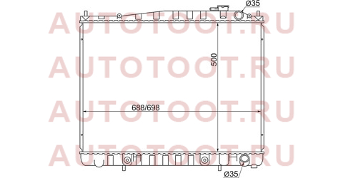 Радиатор NISSAN TERRANO/PATHFINDER/REGULUS/QX4 3.3/ELGRANDE VG33 96-03 GASOLINE ns000r50 sat – купить в Омске. Цены, характеристики, фото в интернет-магазине autotoot.ru