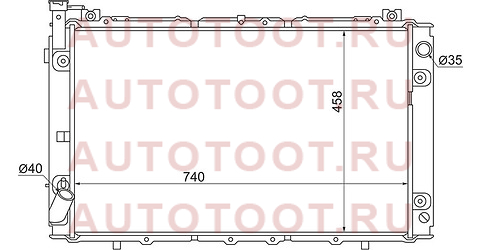 Радиатор NISSAN PATROL/SAFARI TD42/RD28 87-97 ns000y60-d sat – купить в Омске. Цены, характеристики, фото в интернет-магазине autotoot.ru