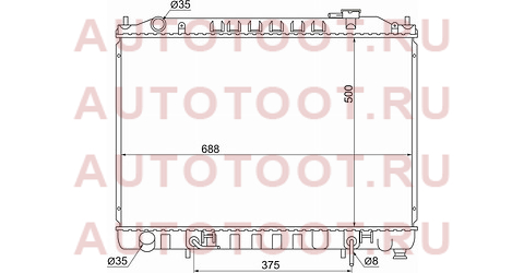 Радиатор NISSAN ELGRAND/AMBULANCE/TERRANO REGULUS VQ35DE 97-04 ns0011-e50 sat – купить в Омске. Цены, характеристики, фото в интернет-магазине autotoot.ru