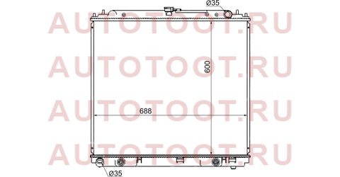 Радиатор NISSAN PATHFINDER/FRONTIER/XTERRA/NAVARA VQ40DE 04- ns0012 sat – купить в Омске. Цены, характеристики, фото в интернет-магазине autotoot.ru