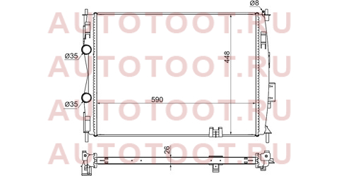 Радиатор NISSAN QASHQAI/DUALIS 2,0 06- ns0013-1 sat – купить в Омске. Цены, характеристики, фото в интернет-магазине autotoot.ru