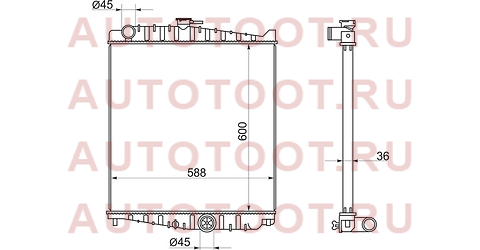 Радиатор NISSAN UD CONDOR LK260E/ LK260B/ MK260E/ MK260B 1999-/ MD92 ns00181 sat – купить в Омске. Цены, характеристики, фото в интернет-магазине autotoot.ru