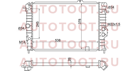 Радиатор OPEL VECTRA A 1.4/1.6/1.7D/1.8/2.0 88-95/OPEL CALIBRA 2.0 90- op0001 sat – купить в Омске. Цены, характеристики, фото в интернет-магазине autotoot.ru