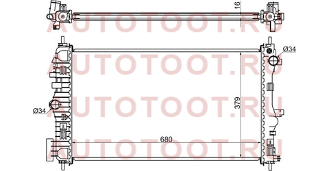 Радиатор OPEL INSIGNIA 2.0T 08- op0001-08mt sat – купить в Омске. Цены, характеристики, фото в интернет-магазине autotoot.ru