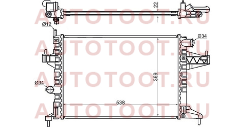 Радиатор OPEL CORSA C 1.4/1.6/1.7D/1.8 00-07/OPEL COMBO 1.4/1.6 00- op0006-gmt sat – купить в Омске. Цены, характеристики, фото в интернет-магазине autotoot.ru