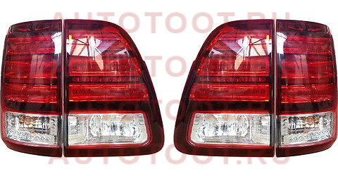 Фонарь задний TOYOTA LAND CRUISER 98-07 комплект со вставкой R+L как LEXUS 05- pf-224-1901-lx sat – купить в Омске. Цены, характеристики, фото в интернет-магазине autotoot.ru