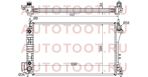 Радиатор SAAB 9-3 1.8/1.8T/2.0T/2.2TD 03-/OPEL VECTRA C/SIGNUM 2.0TD/2.2/2.2TD/3.2 03-/CADILLAC BLS sa0002 sat – купить в Омске. Цены, характеристики, фото в интернет-магазине autotoot.ru