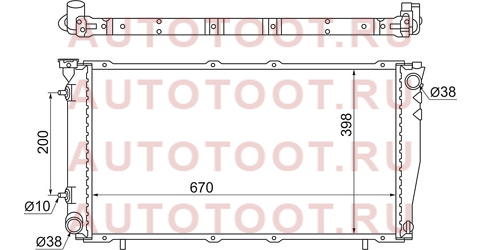 Радиатор SUBARU FORESTER 97-02 бачки верт. sb0001-1 sat – купить в Омске. Цены, характеристики, фото в интернет-магазине autotoot.ru