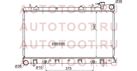 Радиатор SUBARU FORESTER 00-02/IMPREZA 99- sb0001-99 sat – купить в Омске. Цены, характеристики, фото в интернет-магазине autotoot.ru