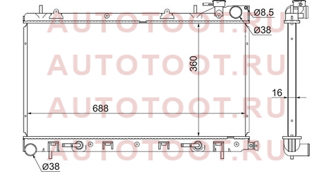 Радиатор SUBARU FORESTER 2.0 turbo/2,5 02- sb0001-sg9 sat – купить в Омске. Цены, характеристики, фото в интернет-магазине autotoot.ru