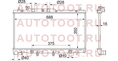 Радиатор SUBARU LEGACY EZ30 03-09 sb0005ble sat – купить в Омске. Цены, характеристики, фото в интернет-магазине autotoot.ru