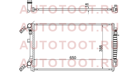 Радиатор AUDI A3/S3 12-/TT 14-/SKODA OCTAVIA 13-/SUPERB 15-/VOLKSWAGEN GOLF 12-/PASSAT B8 14-/TOURAN sd00071 sat – купить в Омске. Цены, характеристики, фото в интернет-магазине autotoot.ru