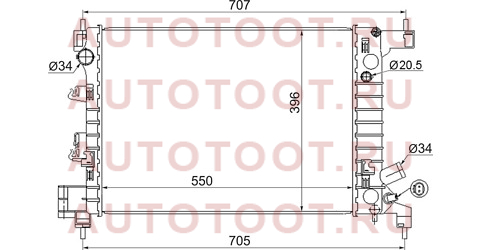 Радиатор CHEVROLET AVEO 1.2/1.4 11- sgcv00113 sat – купить в Омске. Цены, характеристики, фото в интернет-магазине autotoot.ru