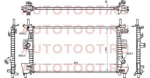 Радиатор FORD FOCUS III 1.6/1.8/2.0 11- sgfd0011 sat – купить в Омске. Цены, характеристики, фото в интернет-магазине autotoot.ru