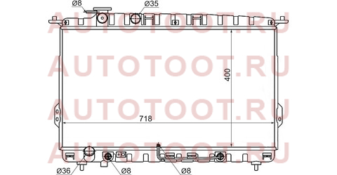 Радиатор HYUNDAI SONATA (TAGAZ) 2.0/2.4/2.5/2.7//HYUNDAI XG 2.5 98-(трубчатый) sg-hy0006 sat – купить в Омске. Цены, характеристики, фото в интернет-магазине autotoot.ru