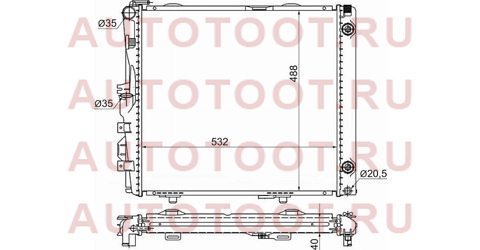 Радиатор MERCEDES E-CLASS W124 2.6/2.8/3.0/3.2/3.6AMG 85-95 sgmb0001 sat – купить в Омске. Цены, характеристики, фото в интернет-магазине autotoot.ru