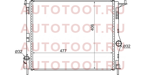 Радиатор RENAULT LOGAN 1.4/1.6 без кондиционера 08-/LADA LARGUS 12-(трубчатый) sg-rn0002-08 sat – купить в Омске. Цены, характеристики, фото в интернет-магазине autotoot.ru