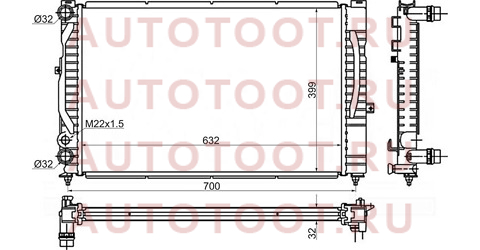 Радиатор AUDI A4/S4 1.6/1.8/1.8T/1.9TD 94-00/AUDI A6/S6 1.9TD 97-04/VW PASSAT B5+ 1.6/1.8T/1.9TD/2.0 sgvw0003mt sat – купить в Омске. Цены, характеристики, фото в интернет-магазине autotoot.ru