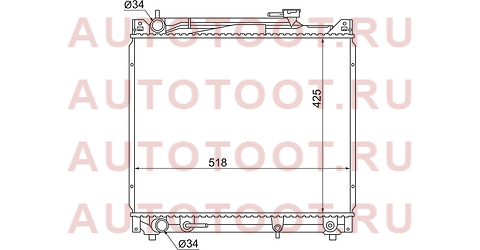 Радиатор SUZUKI ESCUDO/GRAND VITARA J20A/H20A/H25A 94-04 подход. на рядный sk0001-v6 sat – купить в Омске. Цены, характеристики, фото в интернет-магазине autotoot.ru