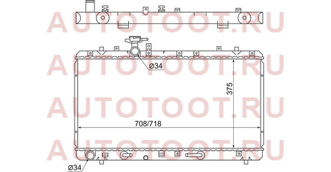 Радиатор SUZUKI SX4 06- sk0009 sat – купить в Омске. Цены, характеристики, фото в интернет-магазине autotoot.ru