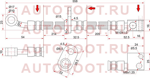 Шланг тормозной перед (Таиланд) HONDA CITY/FIT/JAZZ 01-/AIRWAVE/PARTNER 05- RH st-01464-saa-000 sat – купить в Омске. Цены, характеристики, фото в интернет-магазине autotoot.ru